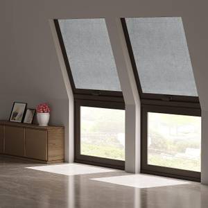 Thermo Dachfenster Rollo Ivy Grau - 57 x 100 cm