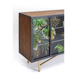 Sideboard Jungle Schwarz - Metall - 135 x 95 x 38 cm