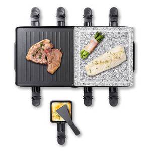 Raclette-Grill Metall - 23 x 15 x 46 cm