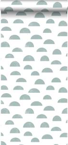 papier peint motif graphique 7294 Bleu