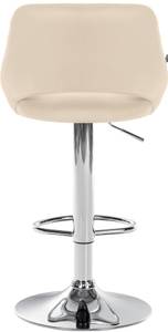 Tabouret de bar Milet Lot de 2 Crème