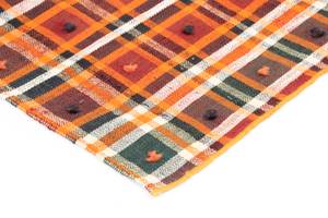 Teppich Jajim XIV Orange - Textil - 121 x 1 x 210 cm