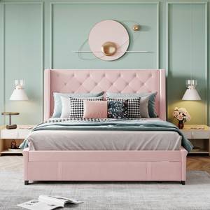 Lit double M038 Rose foncé