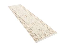 Tapis de passage Darya CCCXLVIII Beige - Textile - 79 x 1 x 305 cm