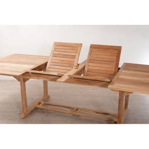 Teakholz Garten Tacle 10/12 Personen Braun - Massivholz - Holzart/Dekor - 120 x 75 x 200 cm