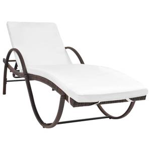 Chaise longue Marron - Métal - 64 x 56 x 193 cm