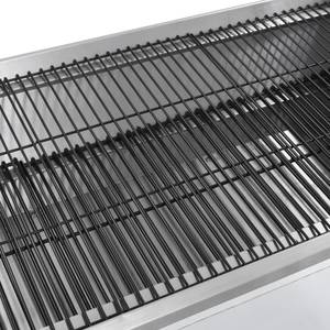 Rôtissoire pour barbecue Argenté - Métal - 129 x 101 x 55 cm