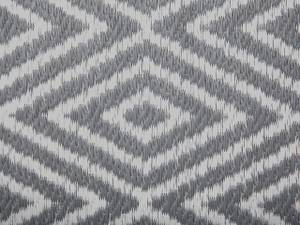 Teppich SIKAR Grau - Hellgrau - Weiß - 150 x 90 x 90 cm