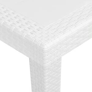 Table de jardin Blanc - Matière plastique - 79 x 72 x 79 cm