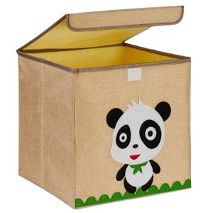 Boîte de rangement pour enfants Beige - Noir - Blanc