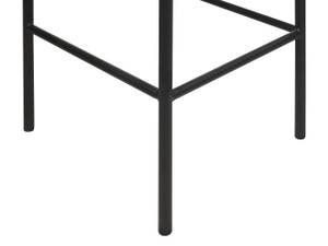 Tabouret de bar AMAYA Noir - Gris - Gris lumineux