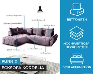 Ecksofa Kordelia Flieder