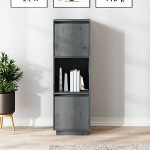 Highboard DE4619 Grau - Massivholz - 35 x 117 x 38 cm