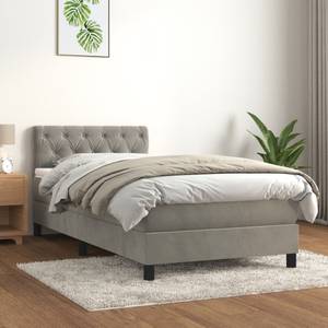 Boxspringbett 3017290-21 Hellgrau - 80 x 203 cm