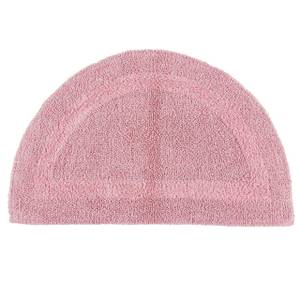 Halbrunde Badematte aus 100% Baumwolle Pink