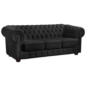 Bridgeport Sofa 3-Sitzer Schwarz