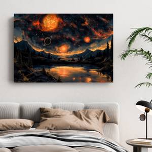 Bild Retro Planet XVI 100 x 70 cm