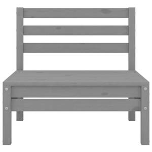 Garten-Lounge-Set Grau - Massivholz - Holzart/Dekor - 64 x 63 x 64 cm