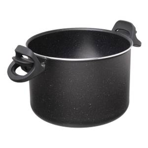 Kochtopf Etnea Pasta Schwarz - Metall - 22 x 20 x 33 cm