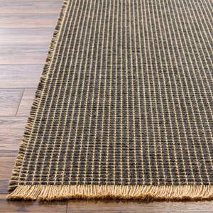 Tapis LEVIN Noir - Marron - 80 x 220 cm