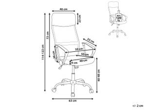 Bürostuhl DESIGN Schwarz - Grün - Limettengrün - Silber