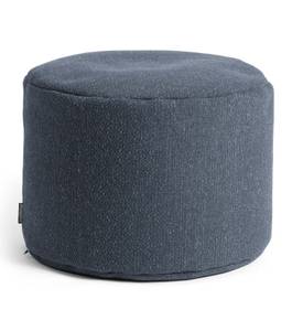 Pouf Hocker Sitzhocker Recycled Ø 60cm Nachtblau