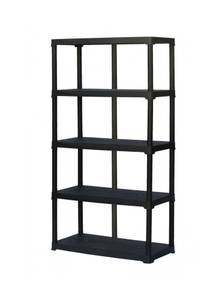 Gartenschrank Damme Schwarz - 100 x 40 cm