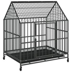 Cage pour chien 172208 Noir - Métal - 100 x 115 x 77 cm