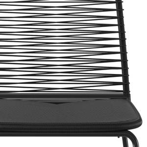 Gartenstühle 4 Stk. Poly Rattan Schwarz vidaXL Gartenstühle 4 Stk. Poly Rattan Schwarz