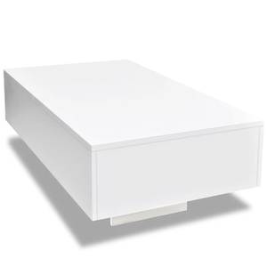 Table basse 297872 Blanc - Bois manufacturé - 55 x 31 x 85 cm