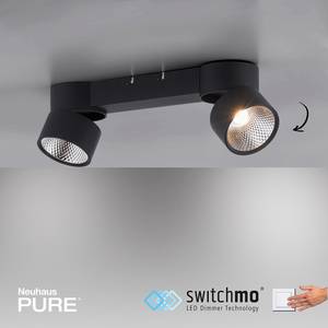 LED Deckenstrahler PURE-NOLA Schwarz - Metall - 51 x 16 x 51 cm