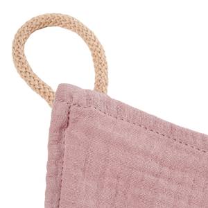 Kuscheltuch Musselin Hase Geschenkbox Pink - Textil - 30 x 1 x 30 cm