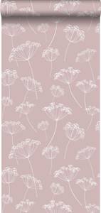 papier peint ombelles 7306 Rose foncé