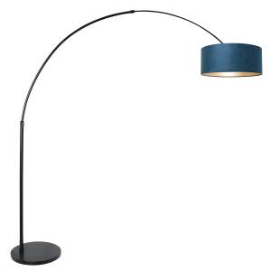 Bogenlampe Sparkled Light Schwarz - Blau