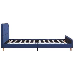 Cadre de lit 297913 Bleu - Largeur : 146 cm