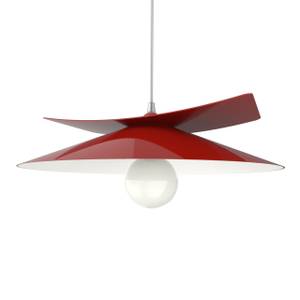 Suspension Miller Rouge - Blanc - Métal - 34 x 9 x 34 cm