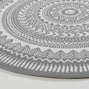 Teppich Mandala Grau - Durchmesser: 120 cm