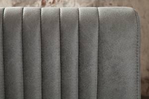 Stuhl BIG ASTON Grau - Textil - 42 x 99 x 55 cm