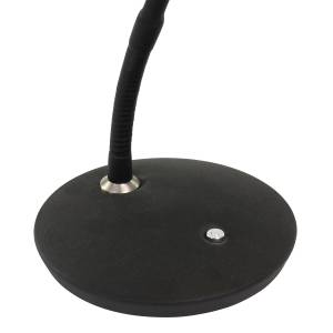 Lampe de table Zenith LED Fer - 1 ampoule - Noir