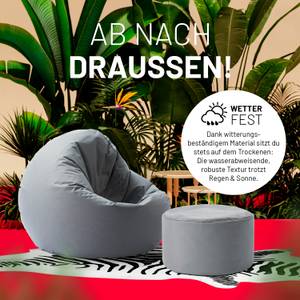 Sitzsack Pouf Grau