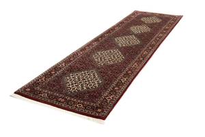 Tapis de passage Bidjar XXV Rouge - Textile - 83 x 2 x 304 cm