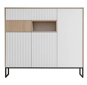 Highboard ZOE Braun - Holzwerkstoff - 149 x 132 x 40 cm