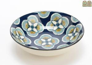 Assiette creuse imany  x6 Bleu - Céramique - 19 x 6 x 19 cm