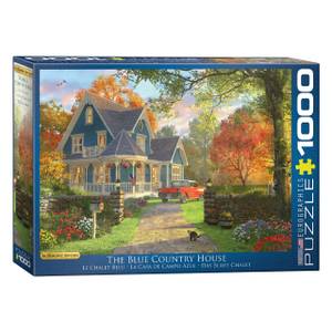 Puzzle D Davison Das blaue Landhaus Papier - 26 x 6 x 36 cm