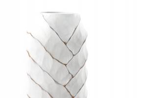 Vase Mykonos  H: Matière plastique - 21 x 82 x 21 cm