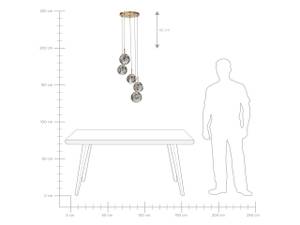 Lampe suspension RALFES Verre - 30 x 119 x 30 cm