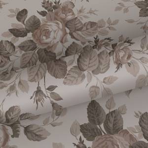 papier peint fleurs vintage 6965 Rose foncé