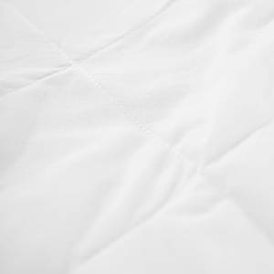 Laufgittermatratze rechteckig Weiß - Textil - 70 x 4 x 95 cm