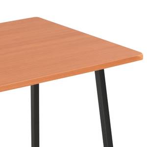 Schreibtisch Braun - Metall - Massivholz - 102 x 117 x 102 cm