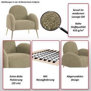 Lounge-Sessel N69 Cremeweiß